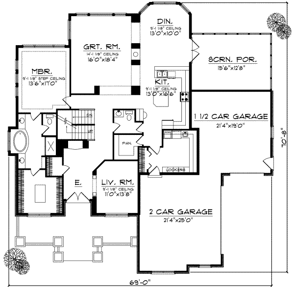 main floor house blueprint