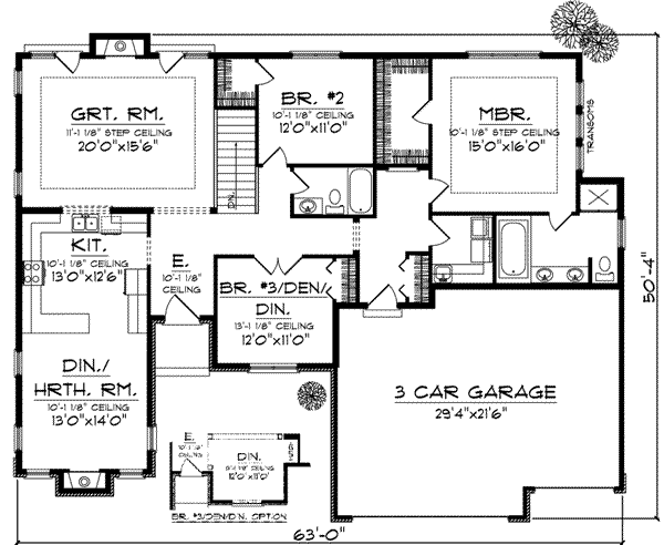 main floor house blueprint
