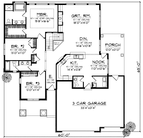 main floor house blueprint