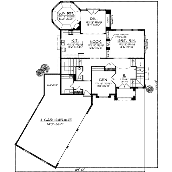 main floor house blueprint