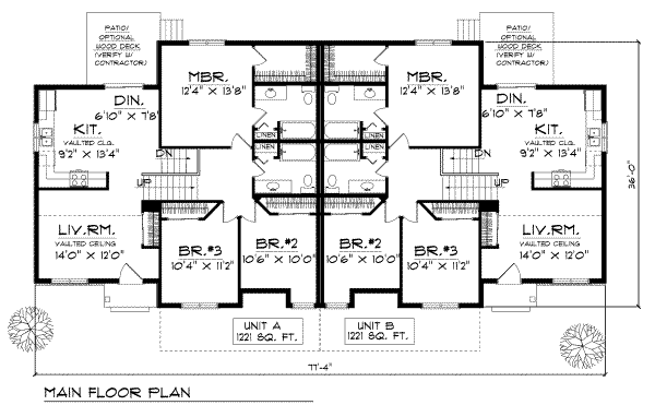 main floor house blueprint