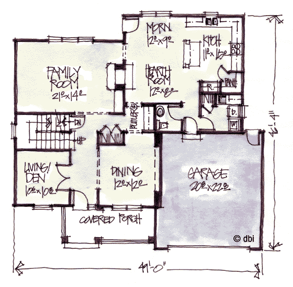 main floor house blueprint