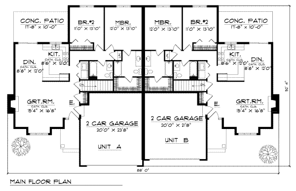 main floor house blueprint