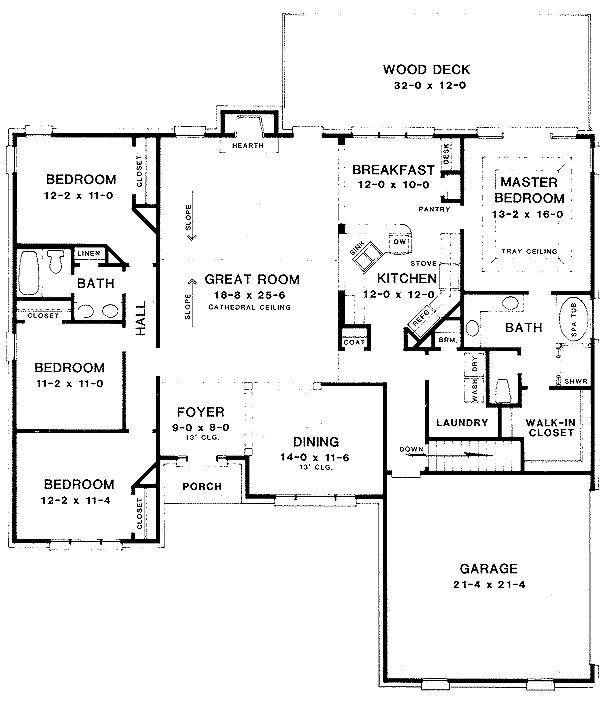 House 222 Blueprint details, floor plans