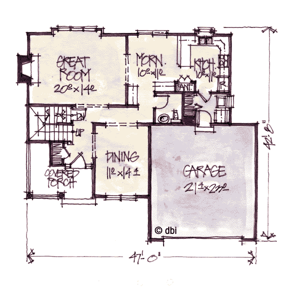 main floor house blueprint