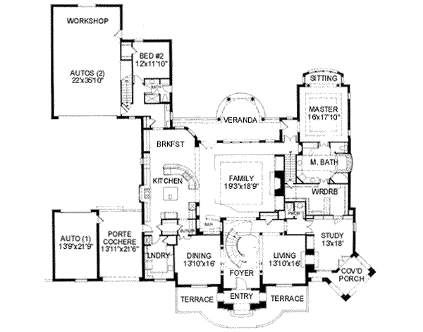 main floor house blueprint