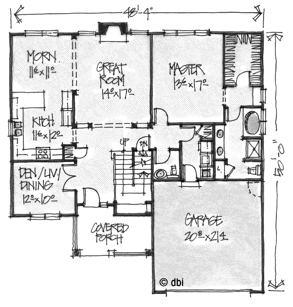 main floor house blueprint