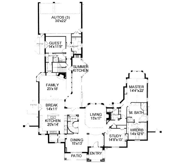 main floor house blueprint