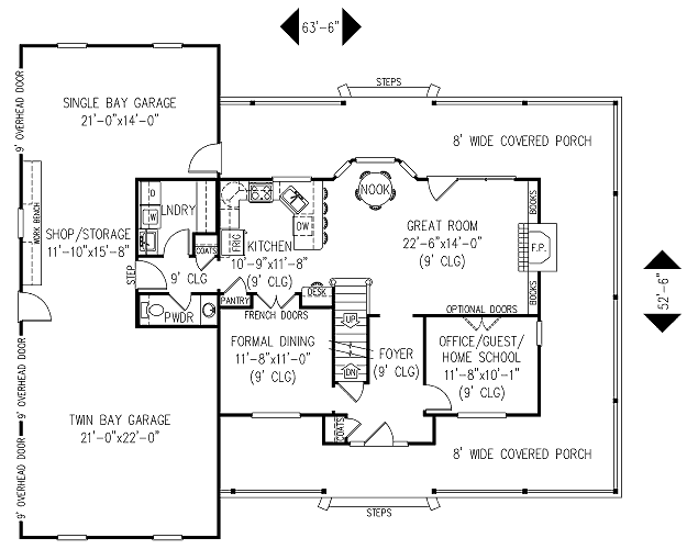 main floor house blueprint