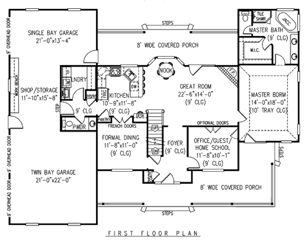 main floor house blueprint