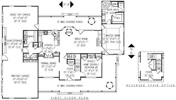 main floor house blueprint