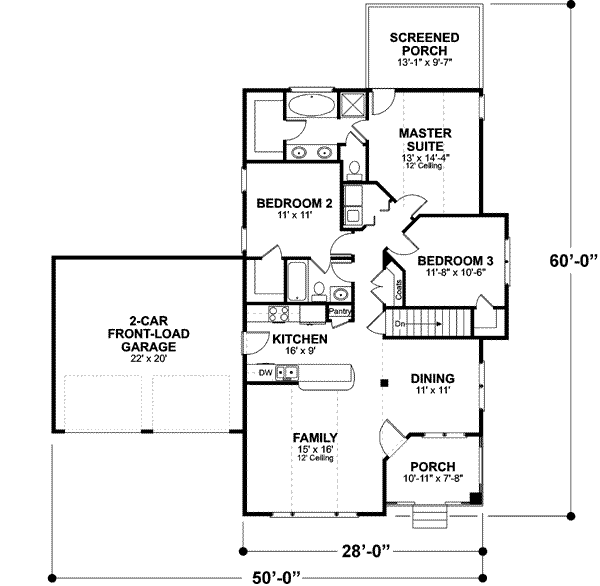 main floor house blueprint