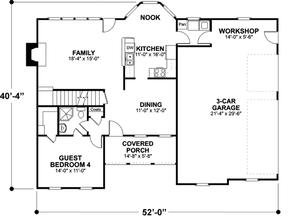 main floor house blueprint