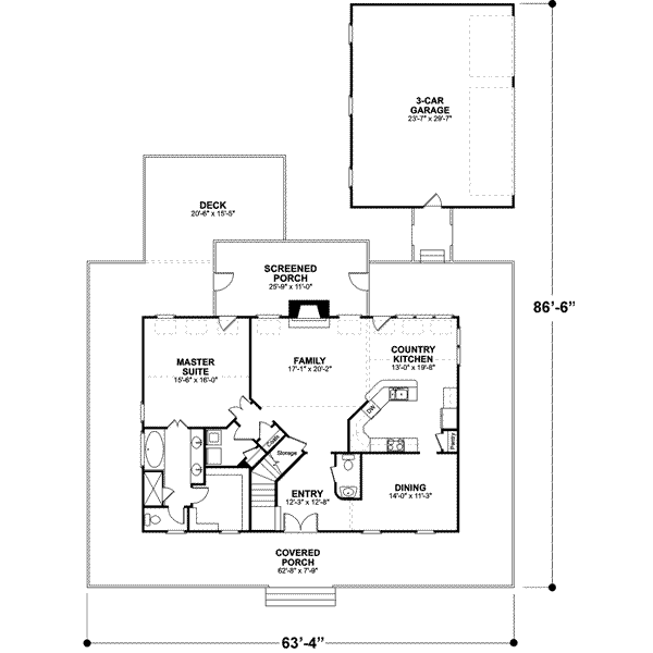 main floor house blueprint