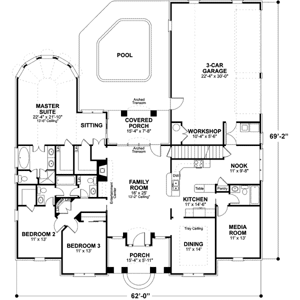 main floor house blueprint