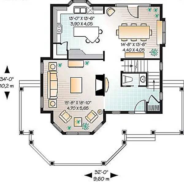 main floor house blueprint