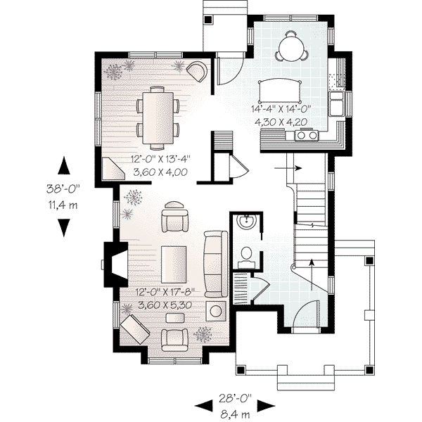 main floor house blueprint