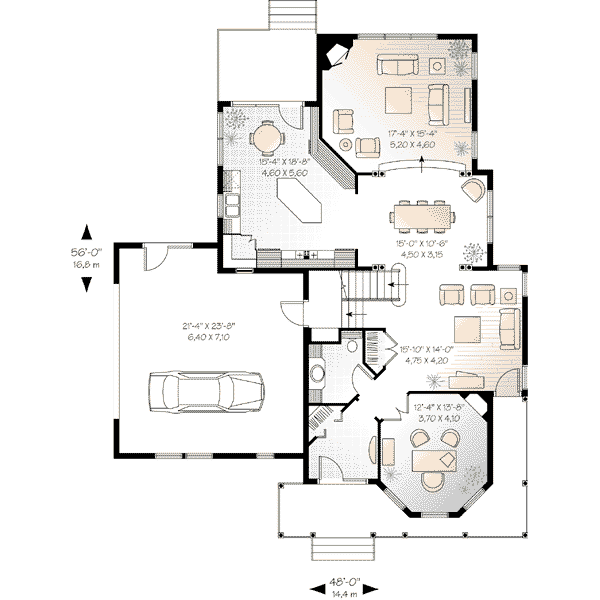 main floor house blueprint