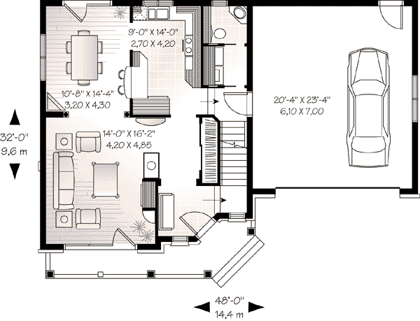 main floor house blueprint