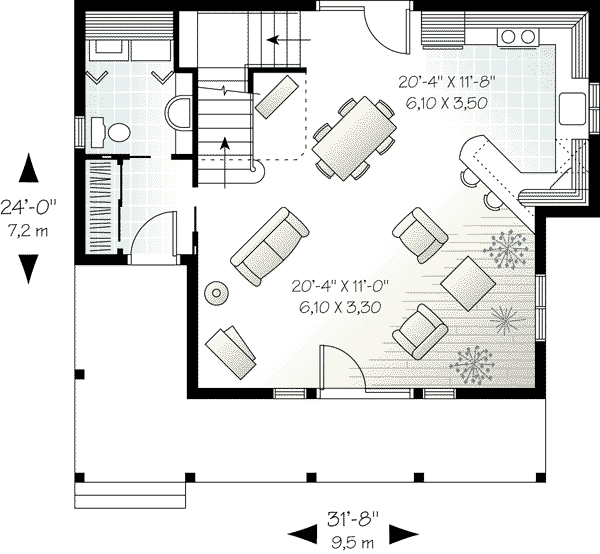 main floor house blueprint