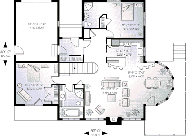 main floor house blueprint