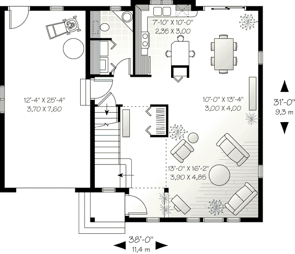 main floor house blueprint