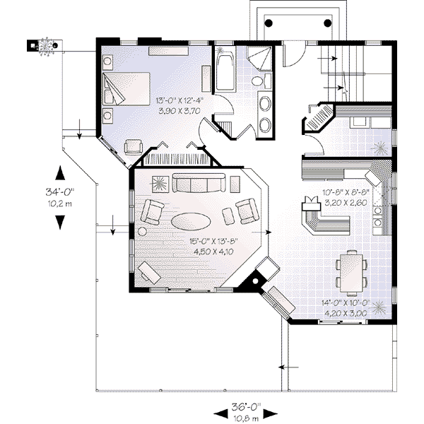 main floor house blueprint