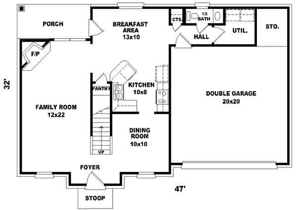 main floor house blueprint