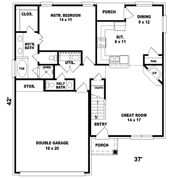 main floor house blueprint