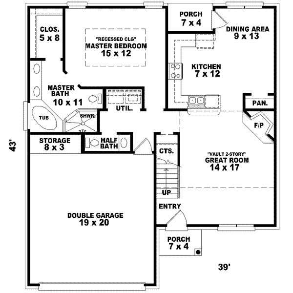 main floor house blueprint