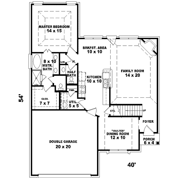 main floor house blueprint