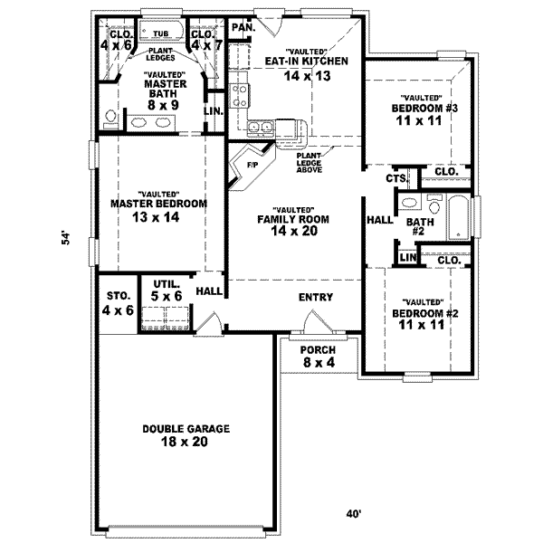main floor house blueprint