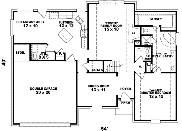 main floor house blueprint