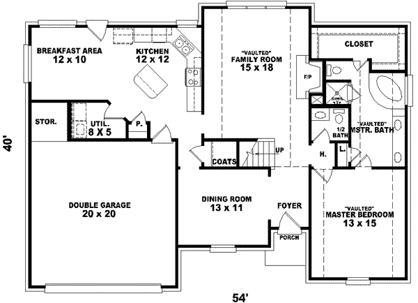 main floor house blueprint