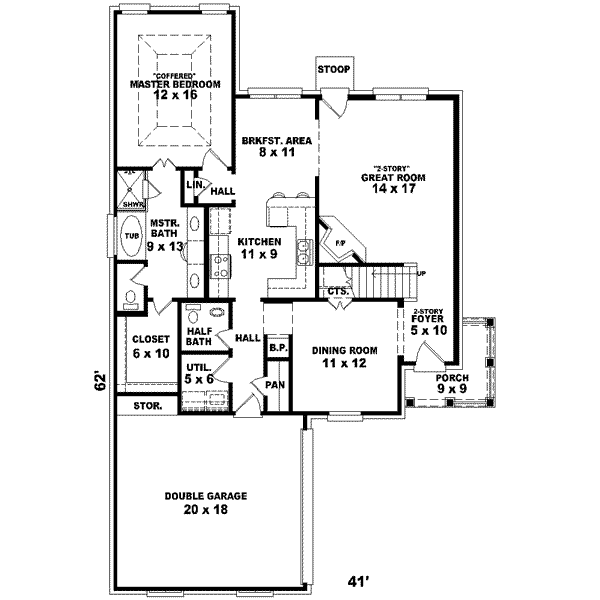 main floor house blueprint