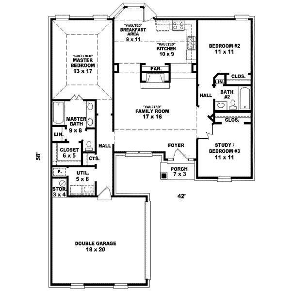 main floor house blueprint