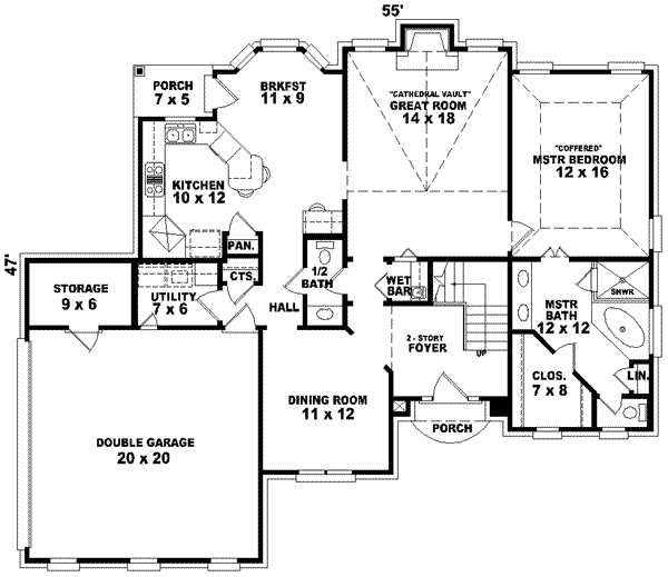 main floor house blueprint