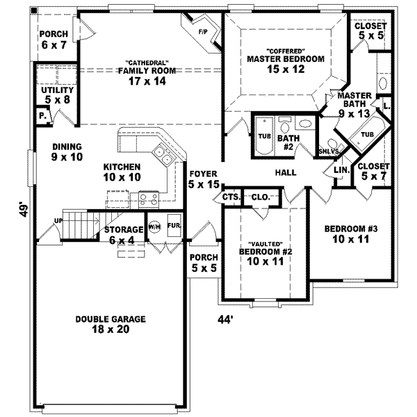 main floor house blueprint