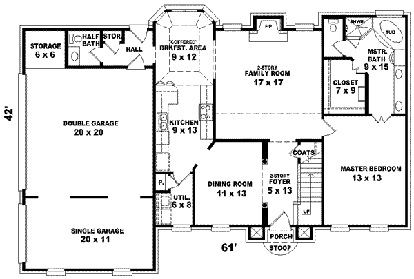 main floor house blueprint