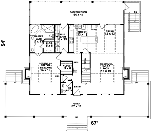 main floor house blueprint