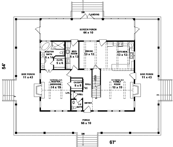main floor house blueprint