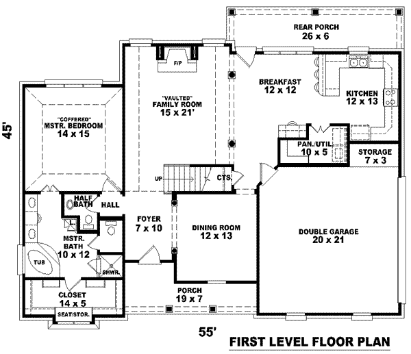 main floor house blueprint