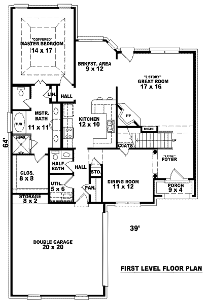 main floor house blueprint