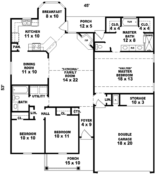 main floor house blueprint