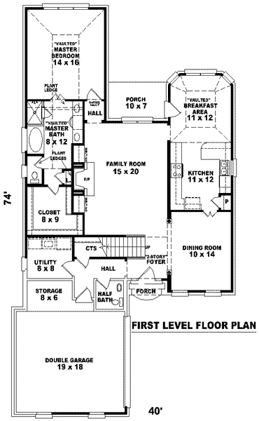 main floor house blueprint