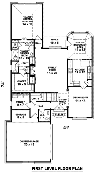 main floor house blueprint