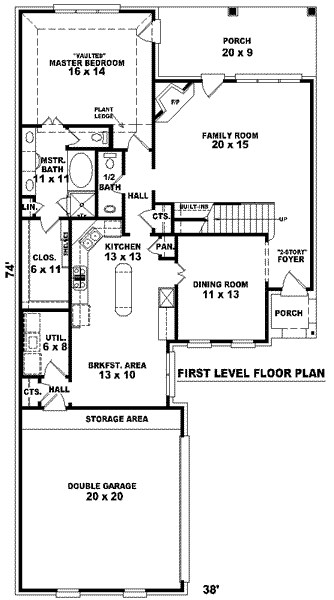 main floor house blueprint