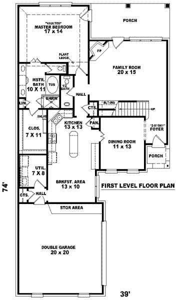 main floor house blueprint