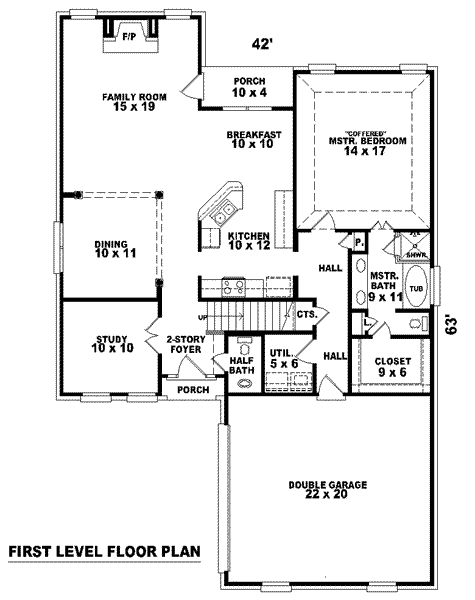 main floor house blueprint