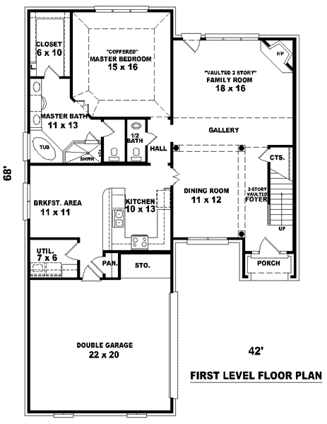 main floor house blueprint